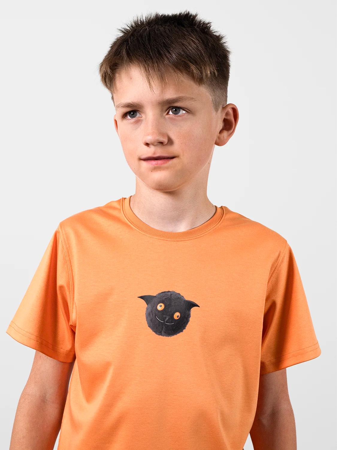 Loony Bat Head Orange Premium T-shirt