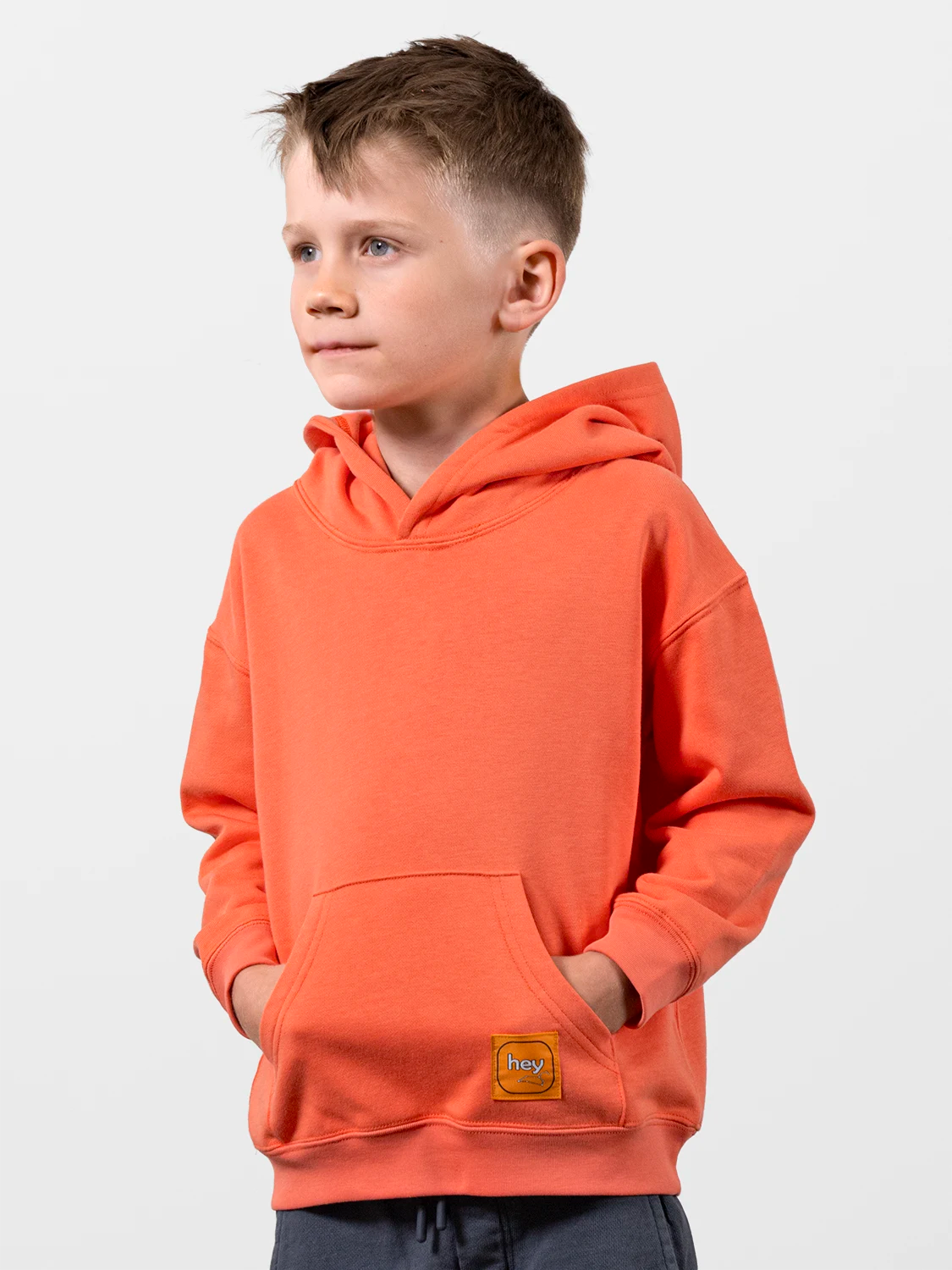 Organic Cotton Hoodie Premium Orange