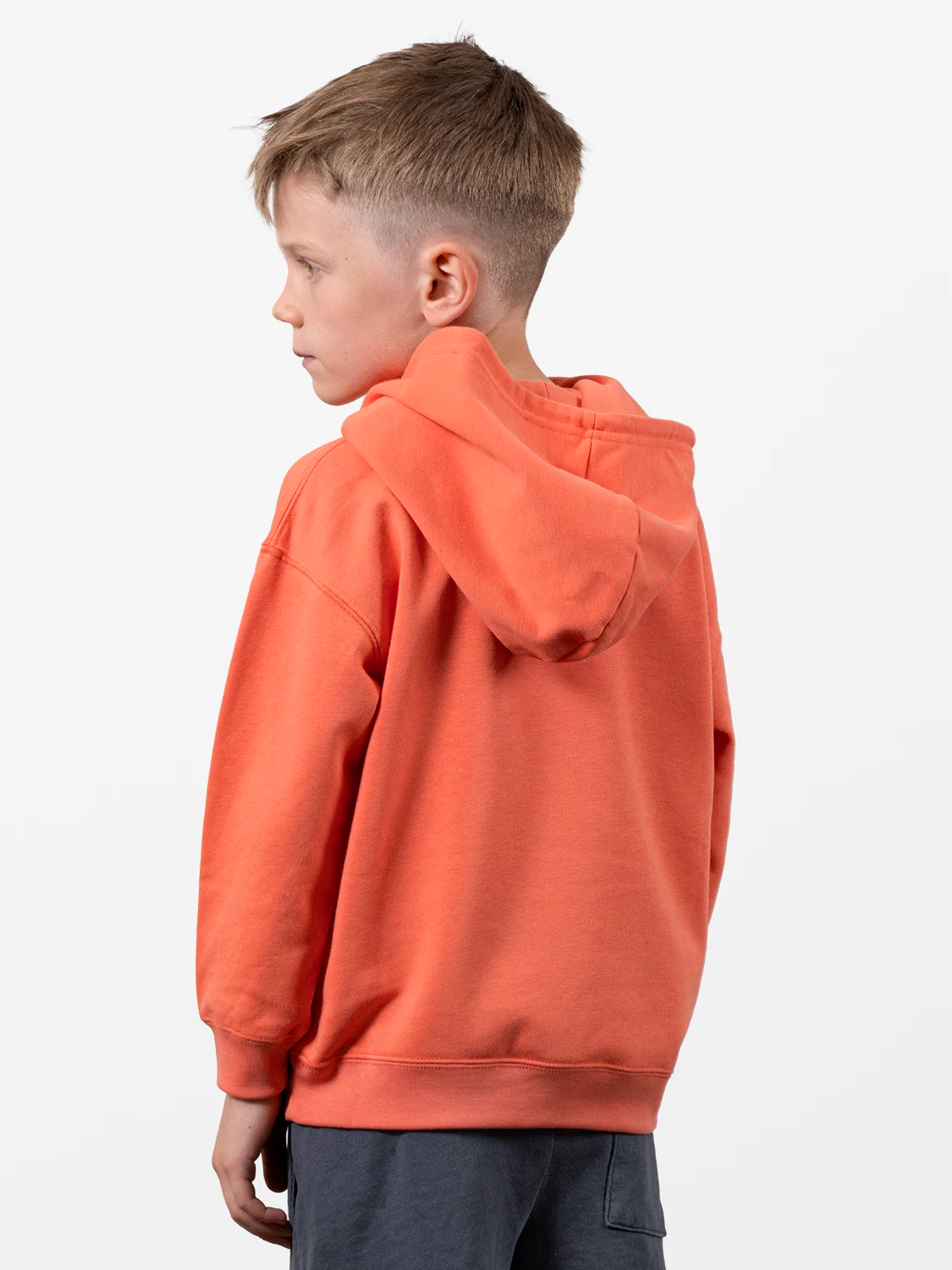 Organic Cotton Hoodie Premium Orange