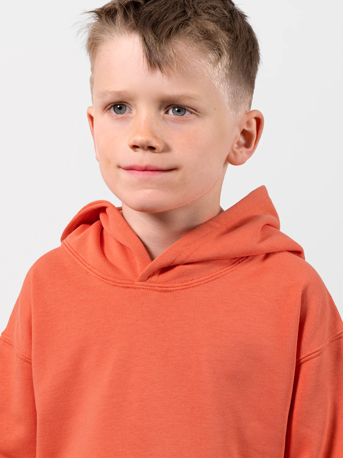 Organic Cotton Hoodie Premium Orange
