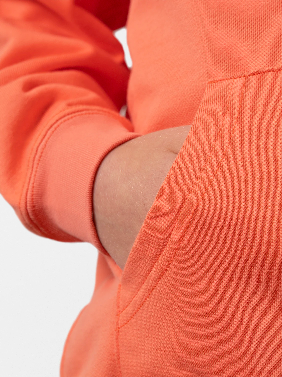 Organic Cotton Hoodie Premium Orange