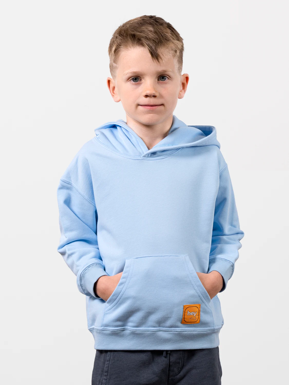 Organic Cotton Hoodie Premium Blue