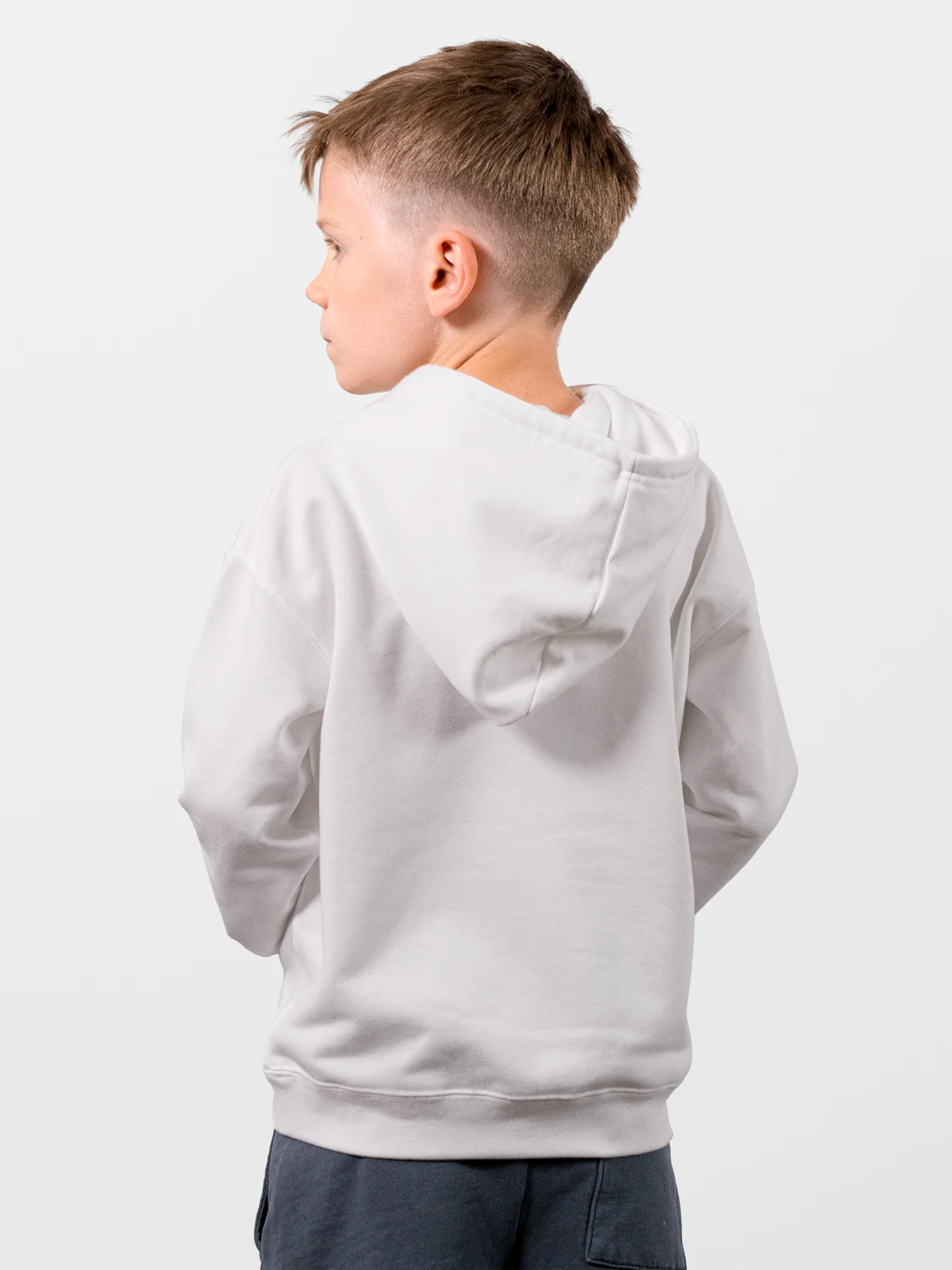 Organic Cotton Hoodie Premium White