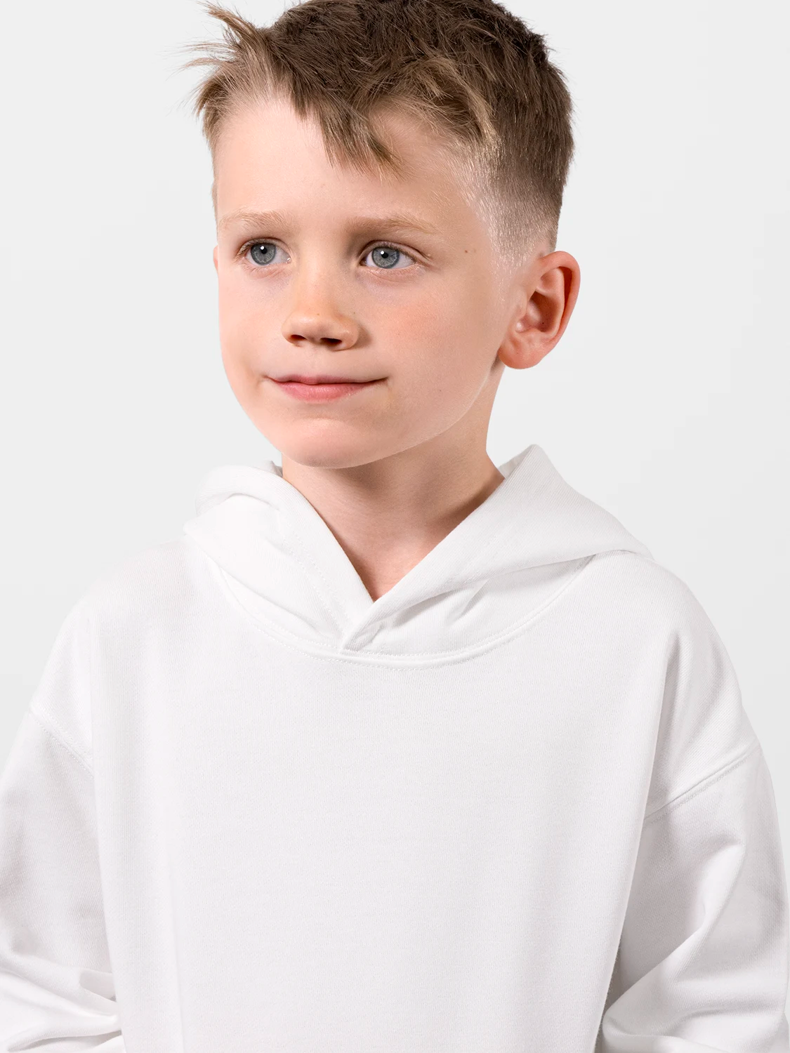 Organic Cotton Hoodie Premium White