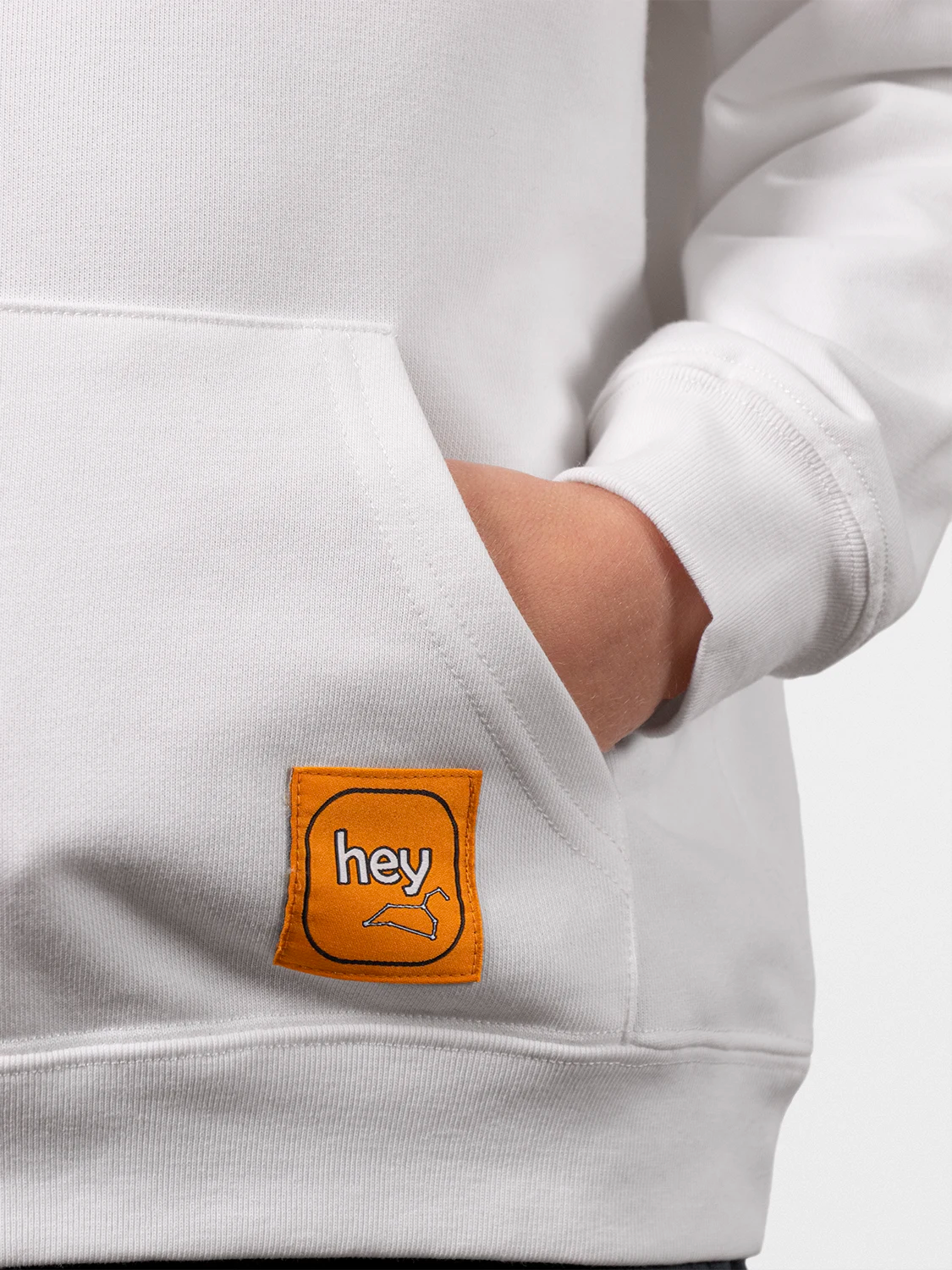 Organic Cotton Hoodie Premium White