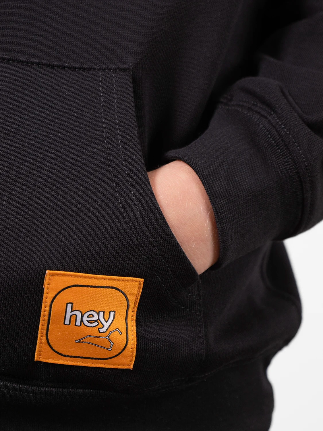 Organic Cotton Hoodie Premium Black