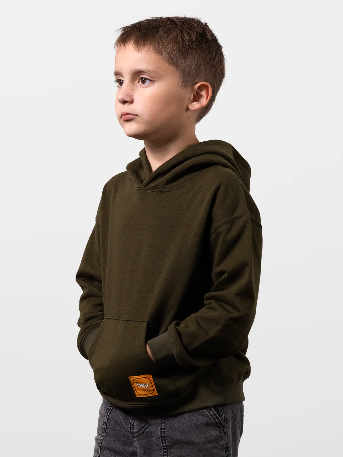 Organic Cotton Hoodie Premium Dark Green