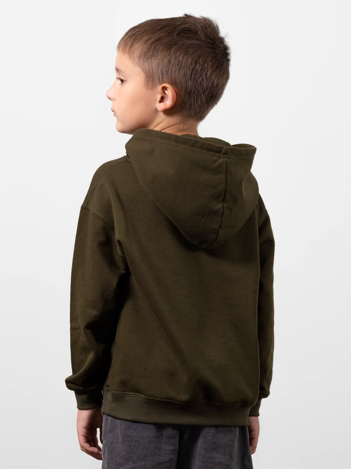 Organic Cotton Hoodie Premium Dark Green