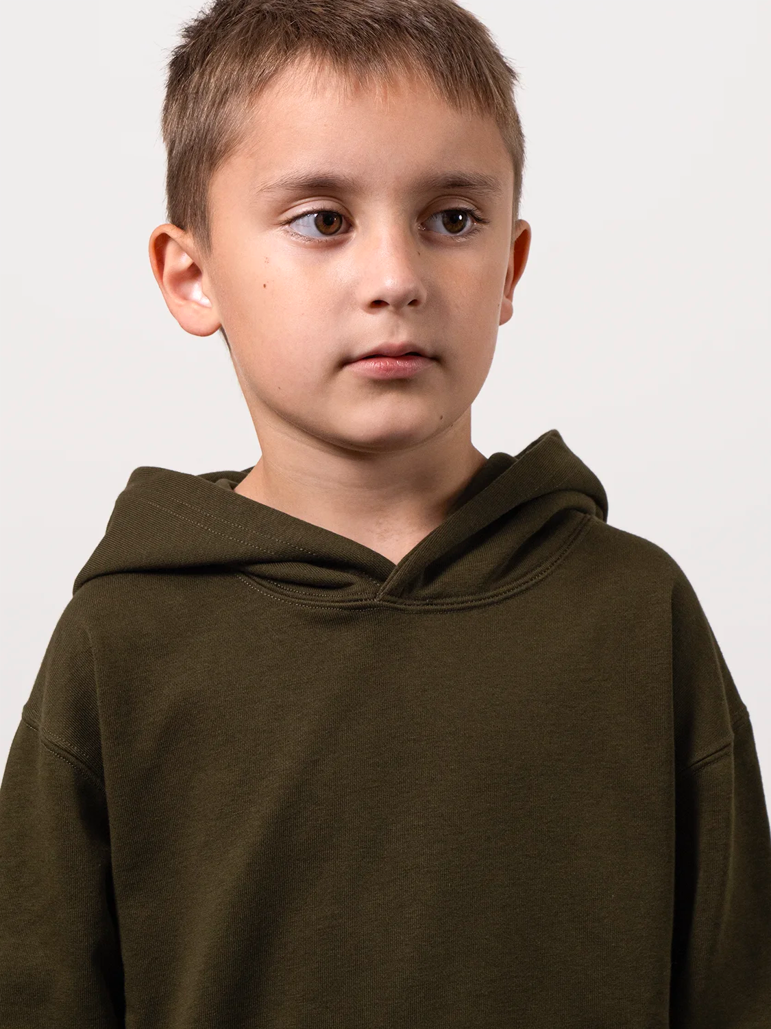 Organic Cotton Hoodie Premium Dark Green