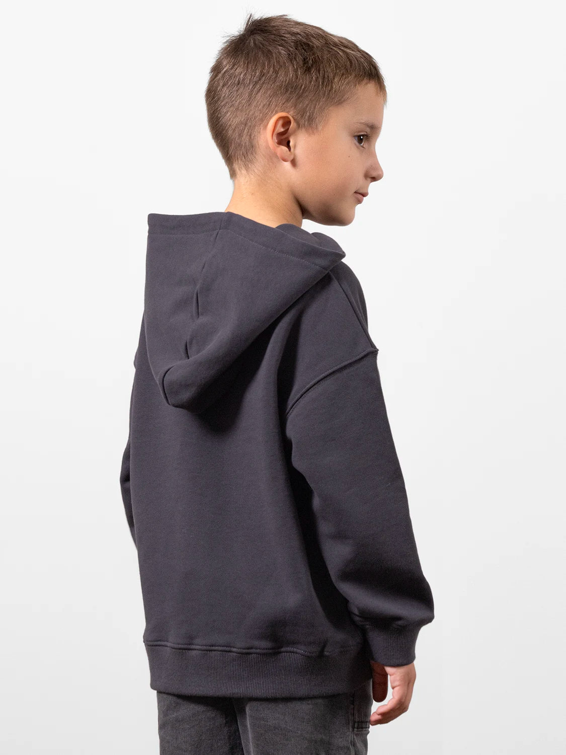 Perfect Organic Cotton Hoodie Dark Gray