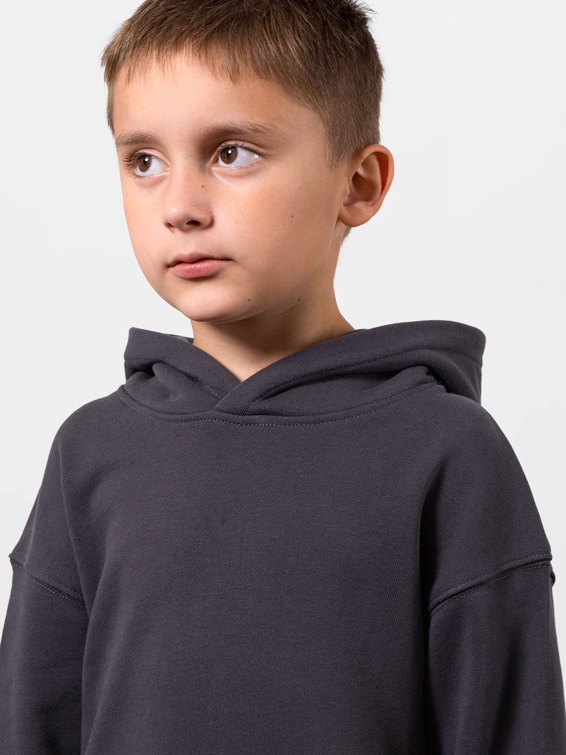 Perfect Organic Cotton Hoodie Dark Gray