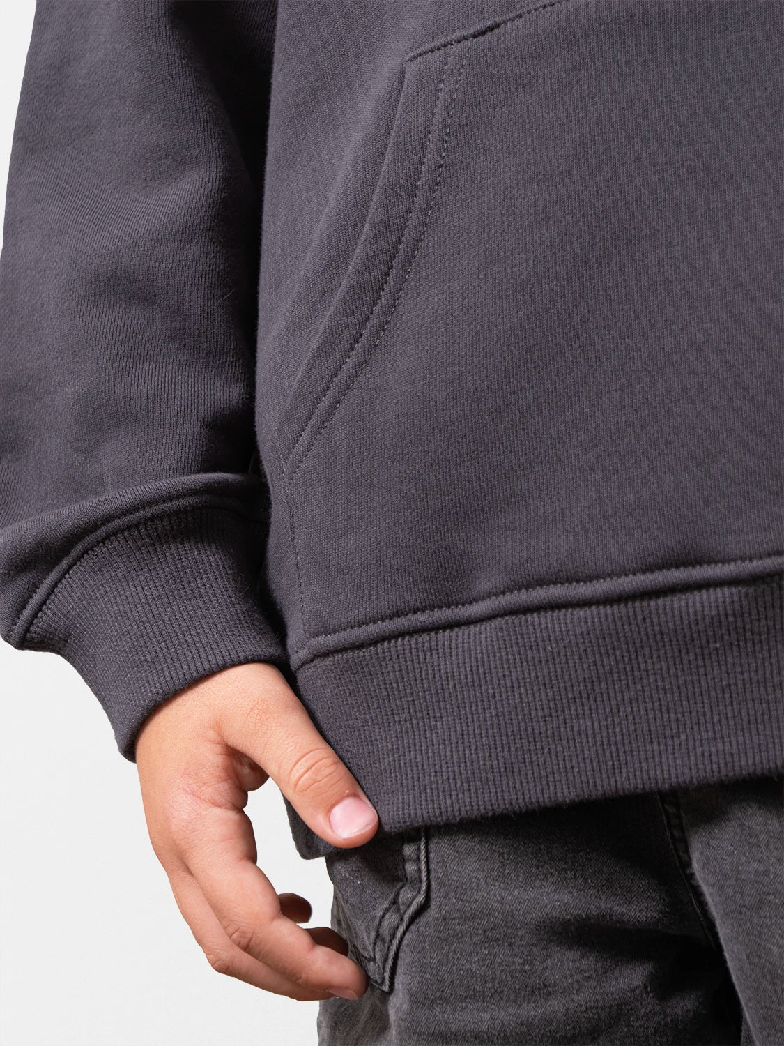 Perfect Organic Cotton Hoodie Dark Gray