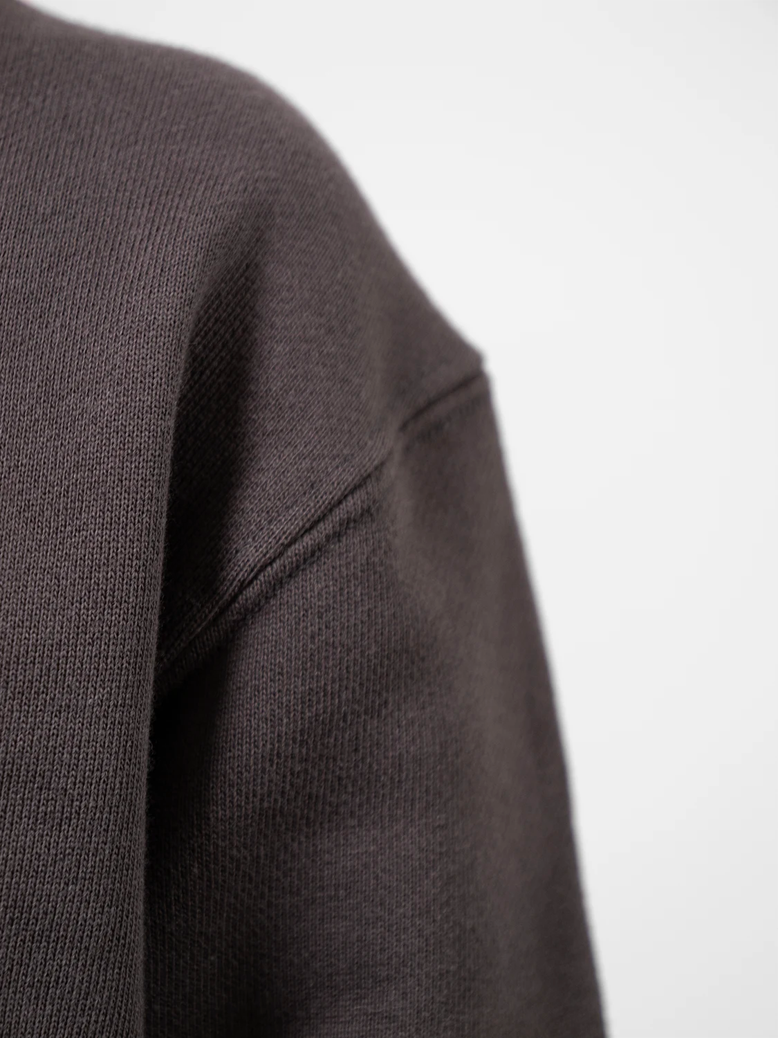 Fine Organic Cotton Sweatshirt Dark Gray