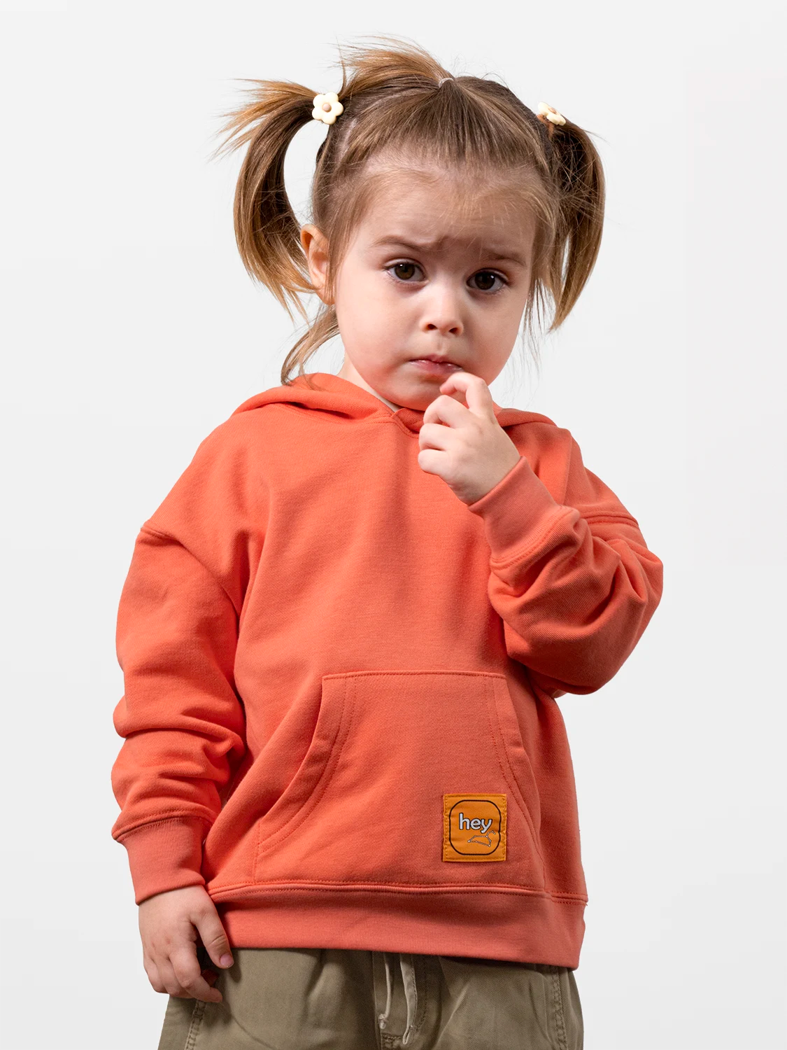Organic Cotton Hoodie Premium Orange