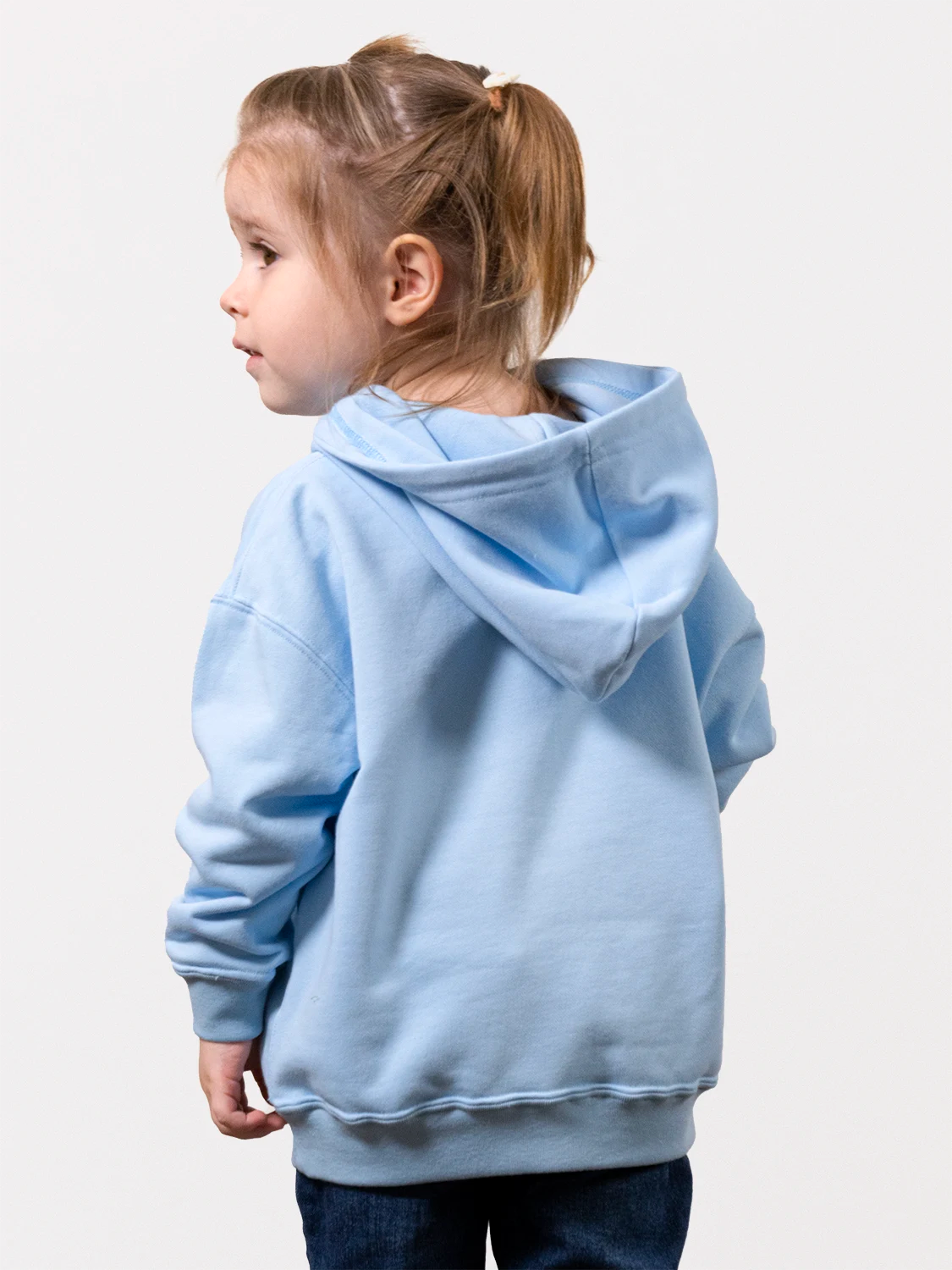Organic Cotton Hoodie Premium Blue