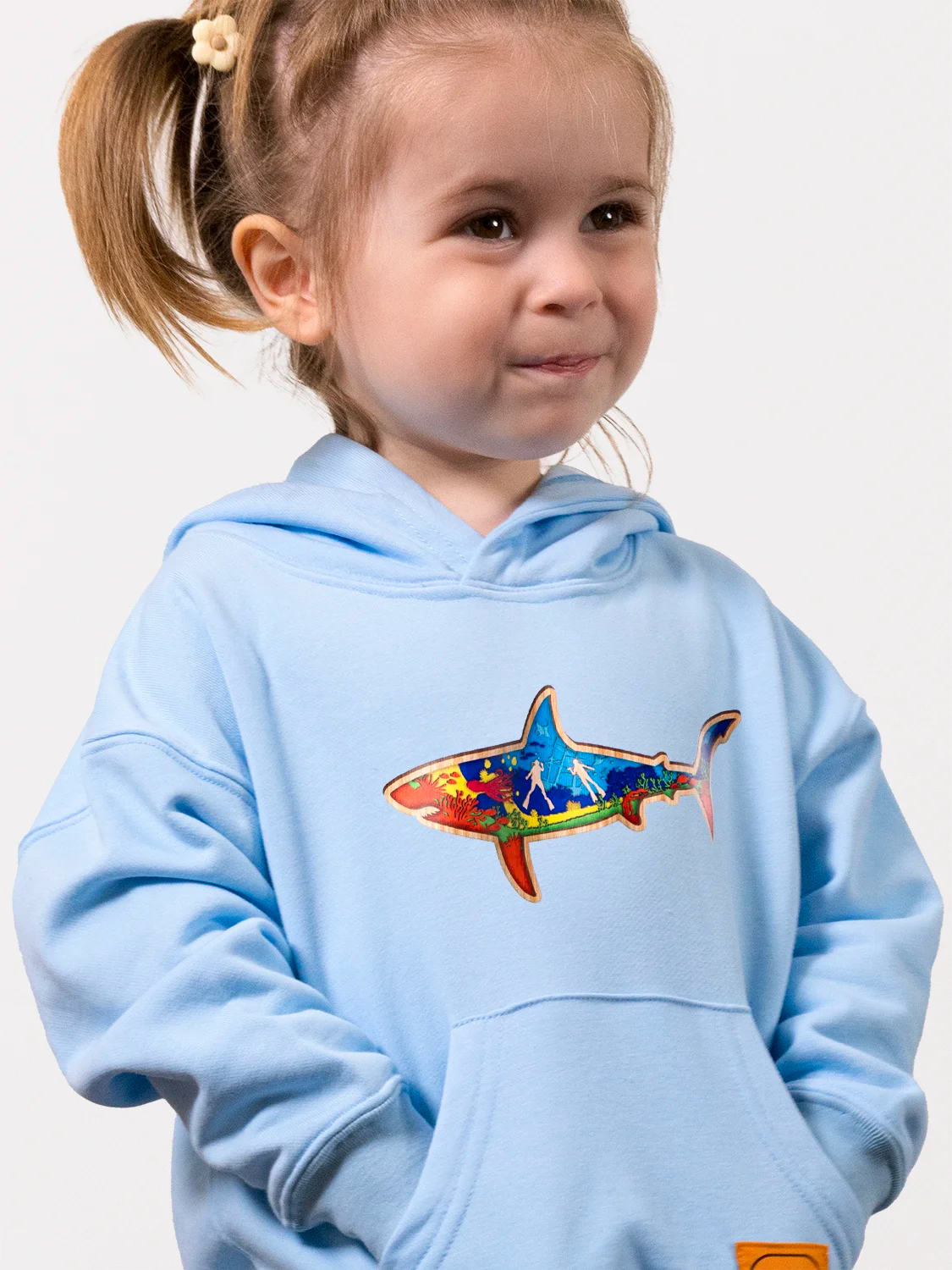 The Shark Premium Blue Hoodie