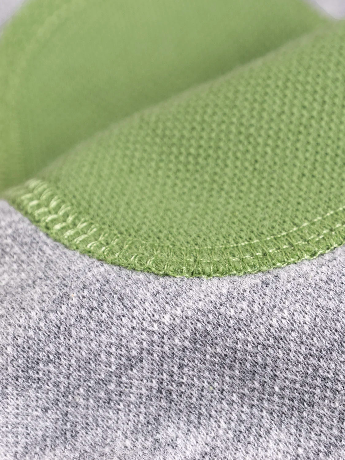 Sweatshirt With Contrasting Elbow Patch Gray