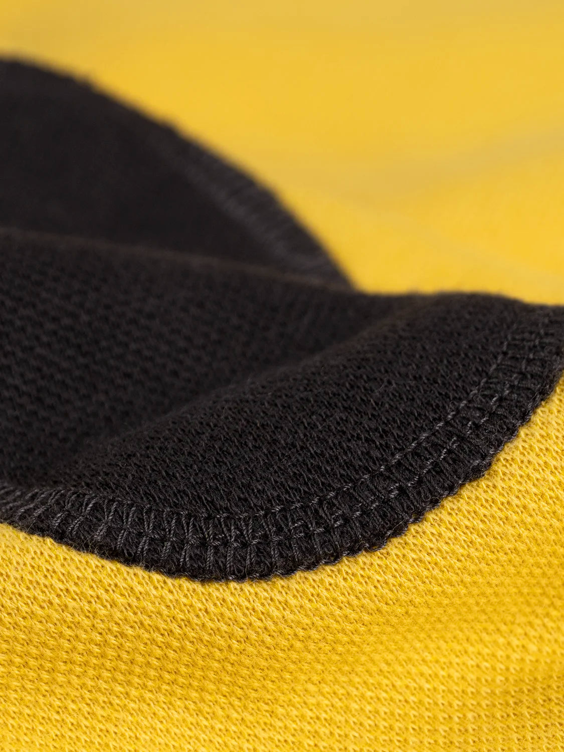 Sweatshirt With Contrasting Elbow Patch Yellow