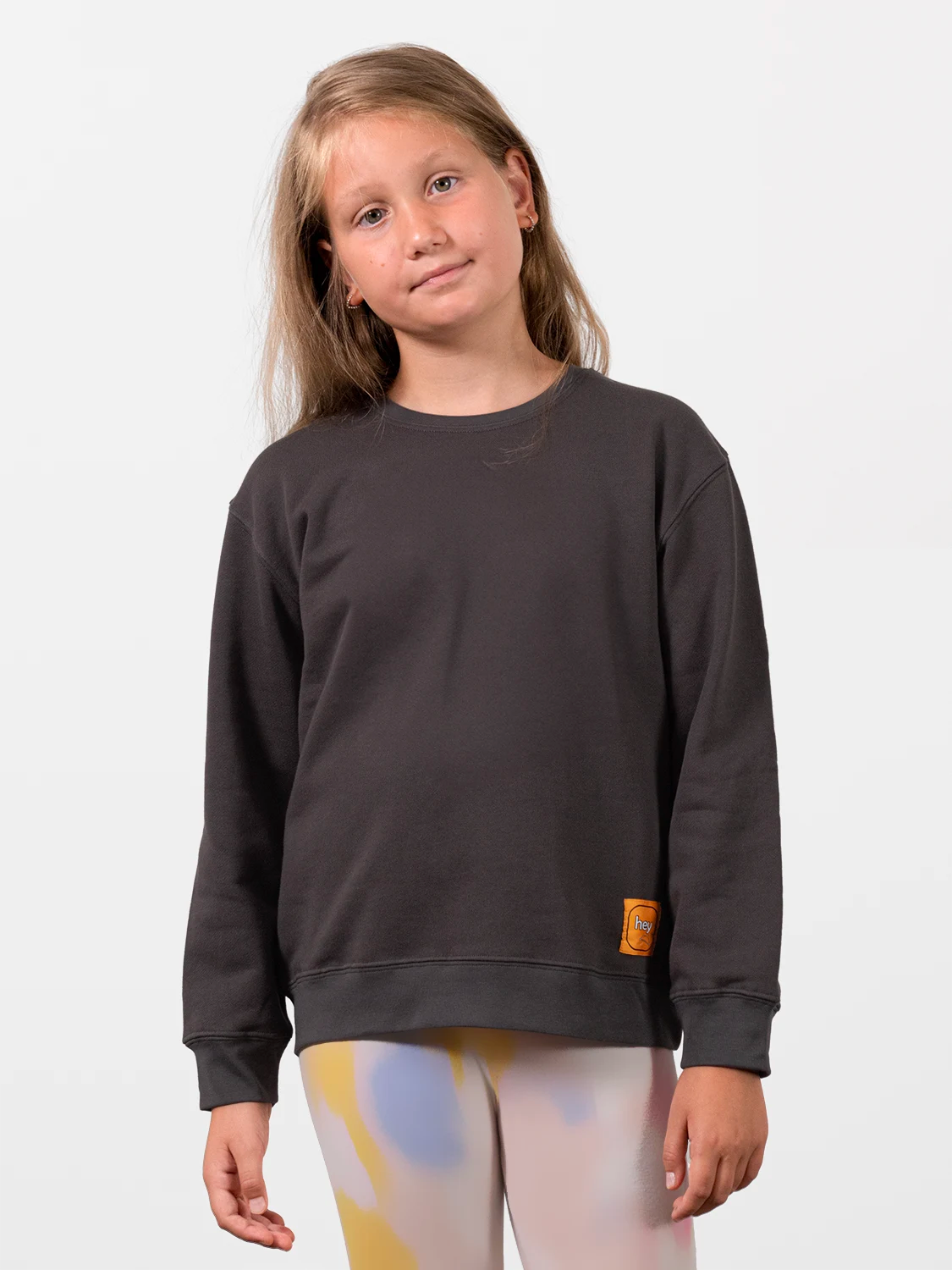 Fine Organic Cotton Sweatshirt Dark Gray