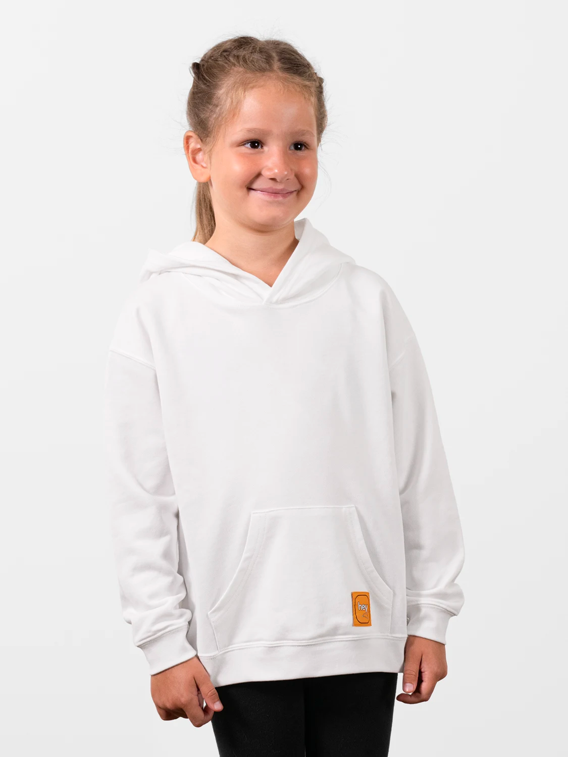 Organic Cotton Hoodie Premium White