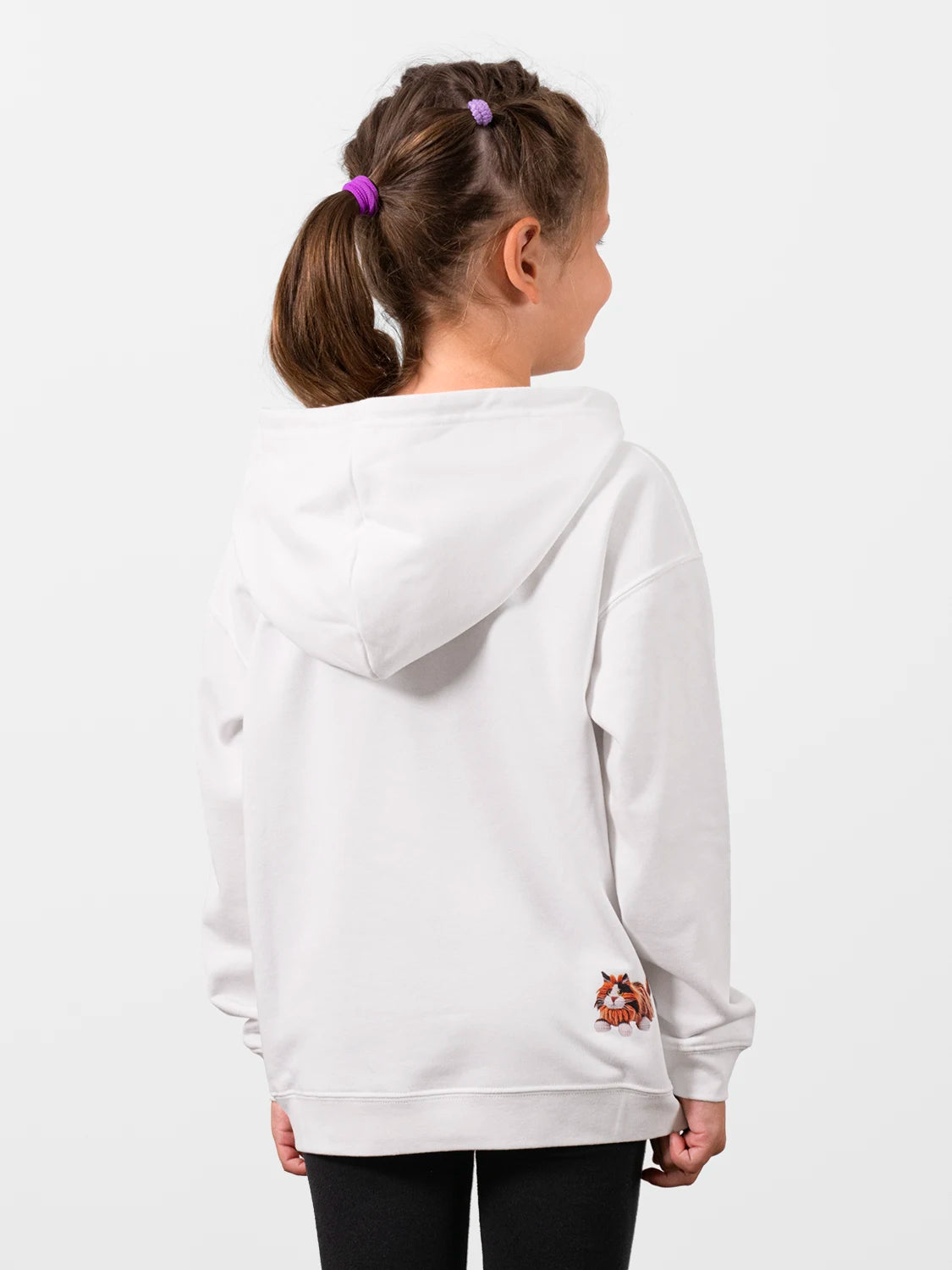 Maine coon Premium White Hoodie