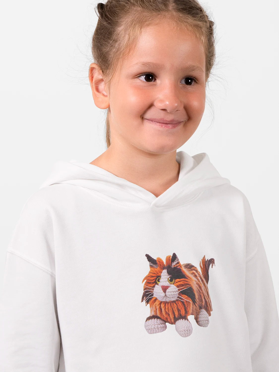 Maine coon Premium White Hoodie