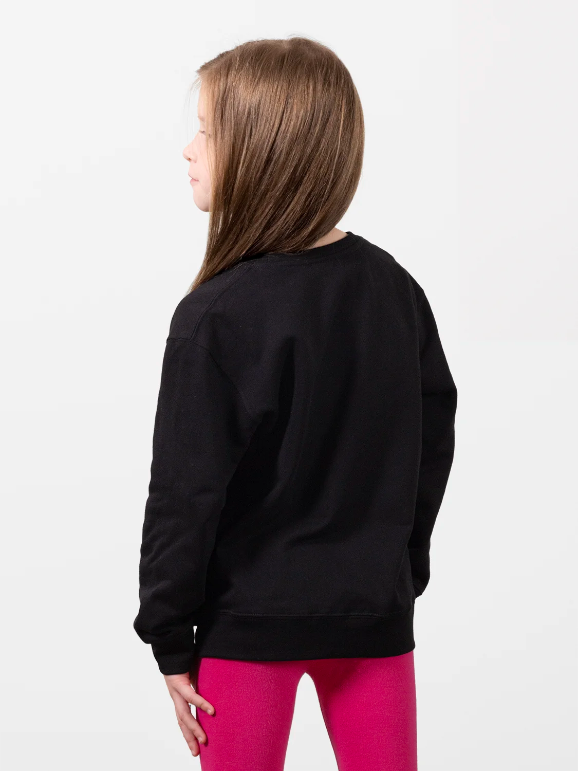 Fine Organic Cotton Sweatshirt Black