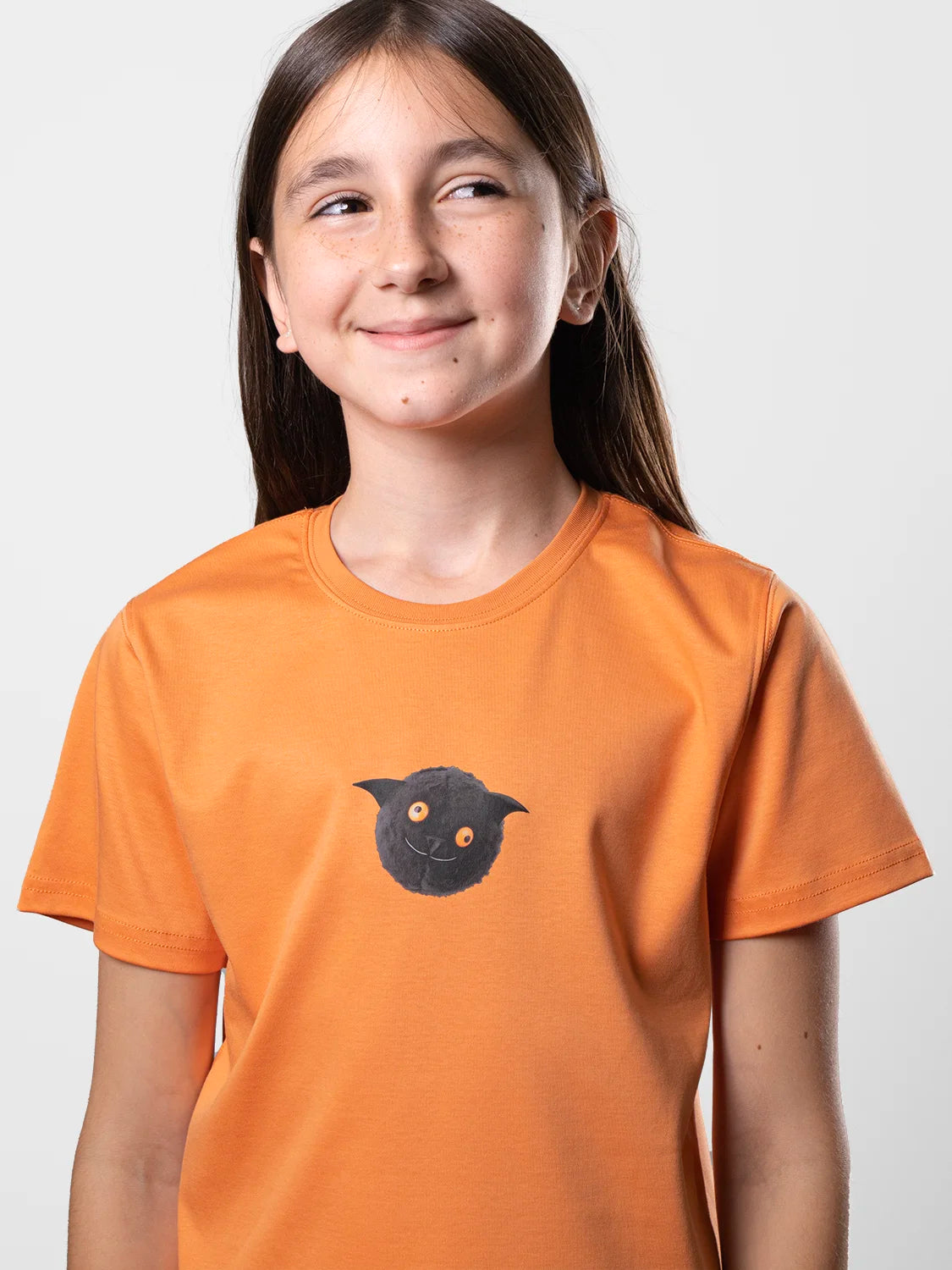 Loony Bat Head Orange Premium T-shirt