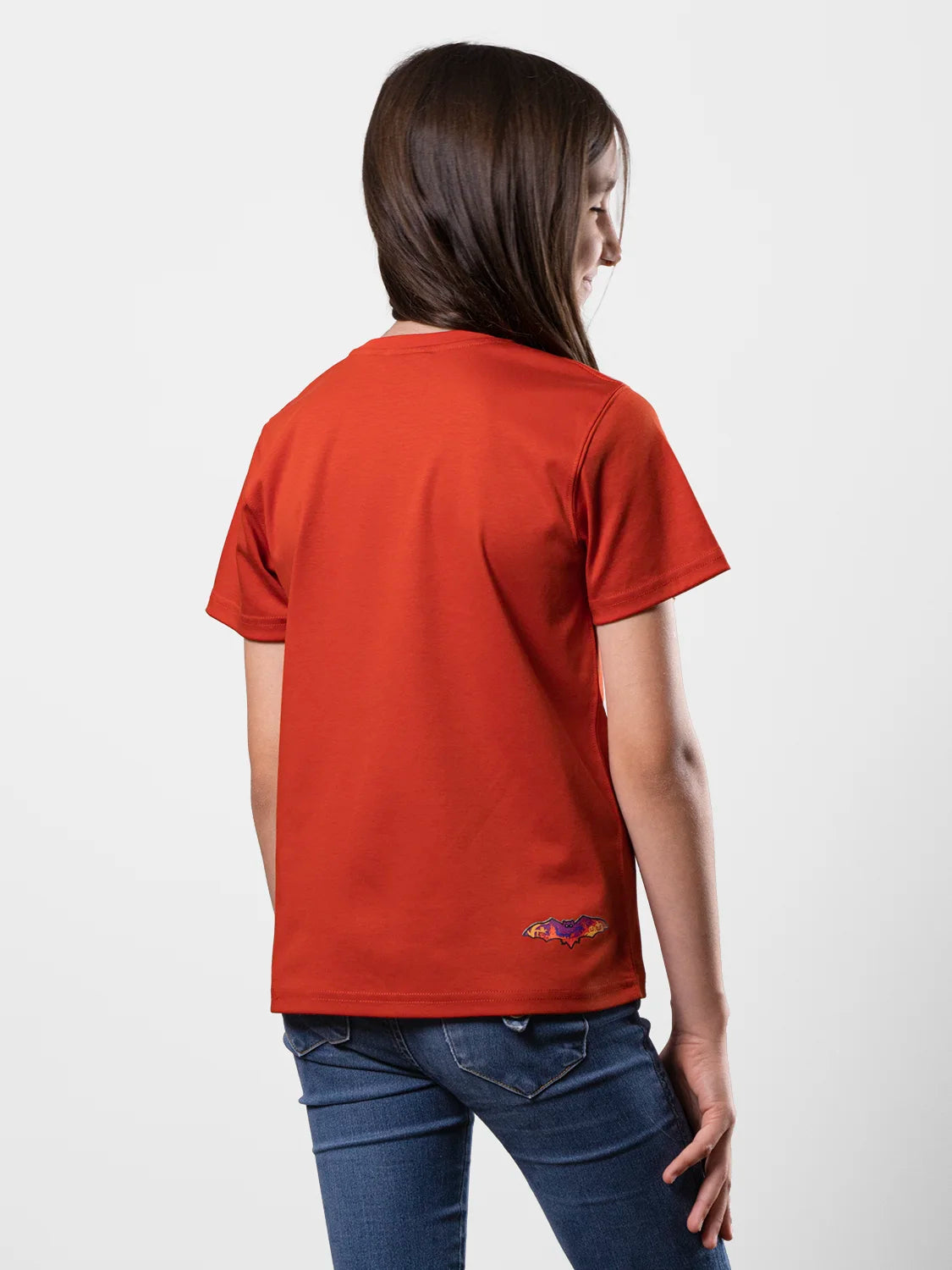 Spooky Night Bat Red Premium T-shirt