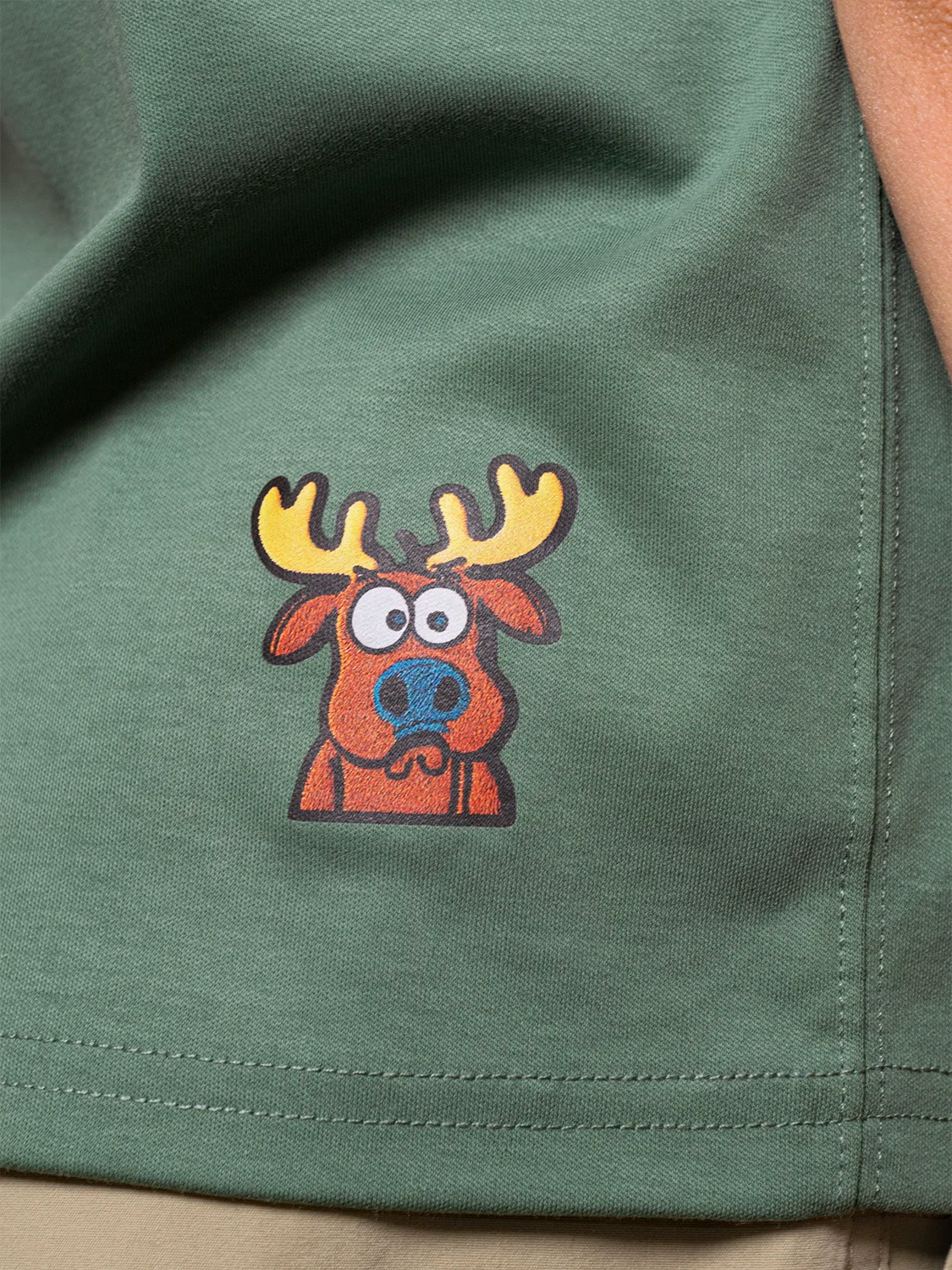 Dazed Moose Green Premium T-shirt
