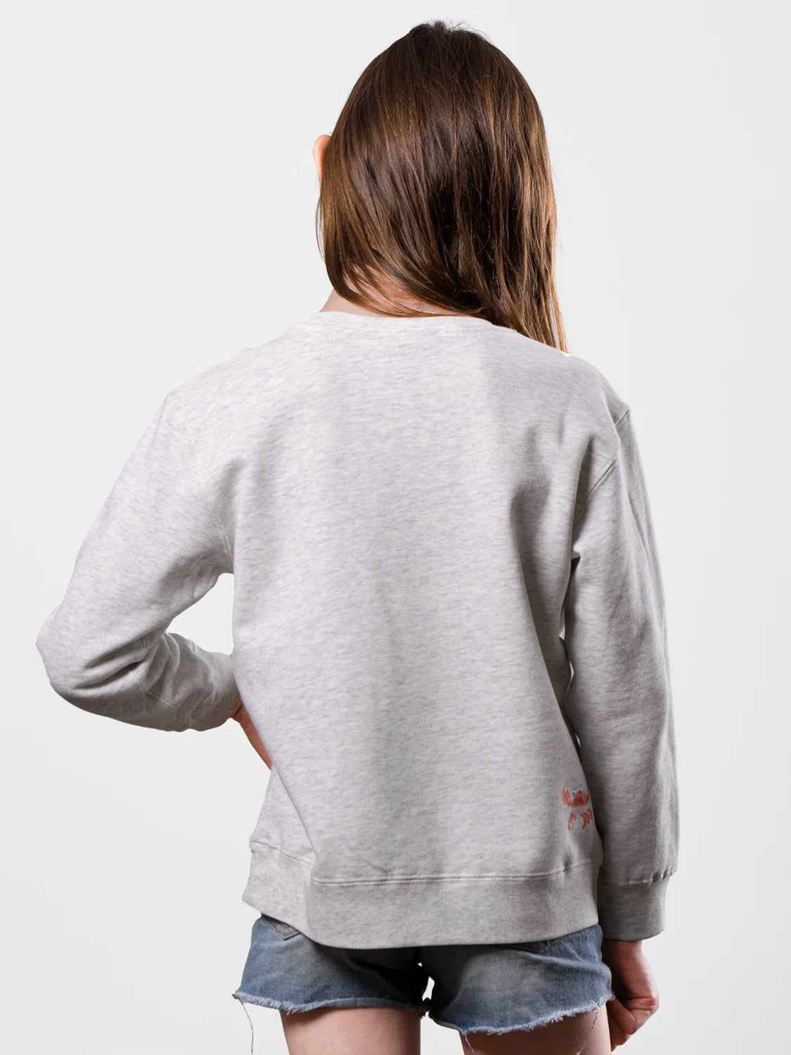 Angry Crab Fine Melange Gray Sweatshirt