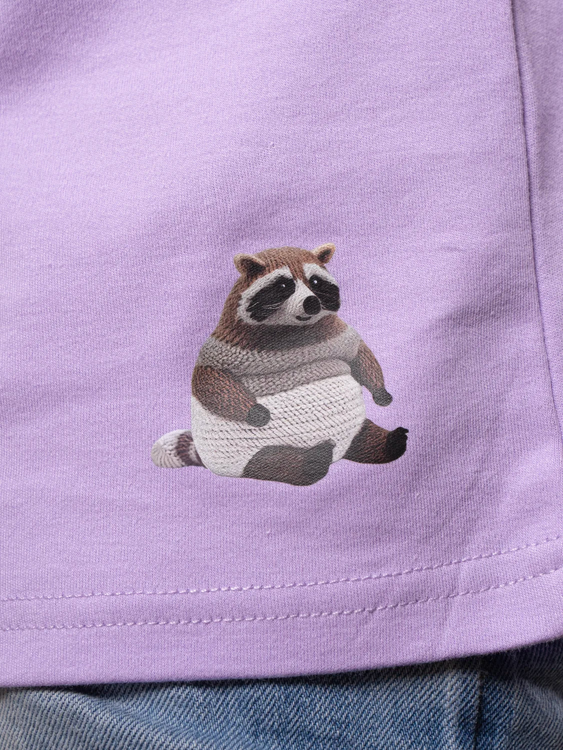 Chunky Raccoon Perfect Lilac T-shirt