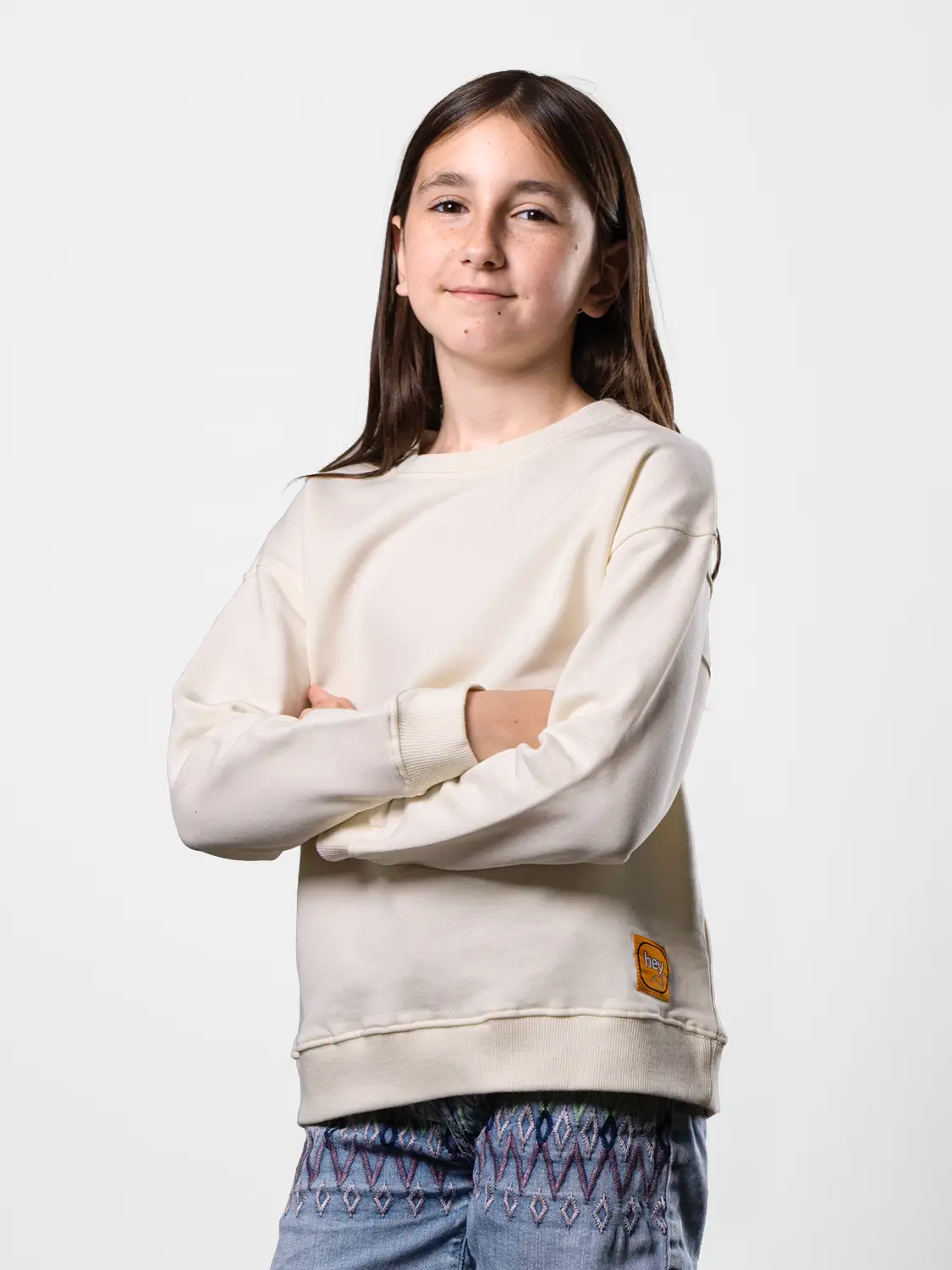 Perfect Organic Cotton Sweatshirt Beige