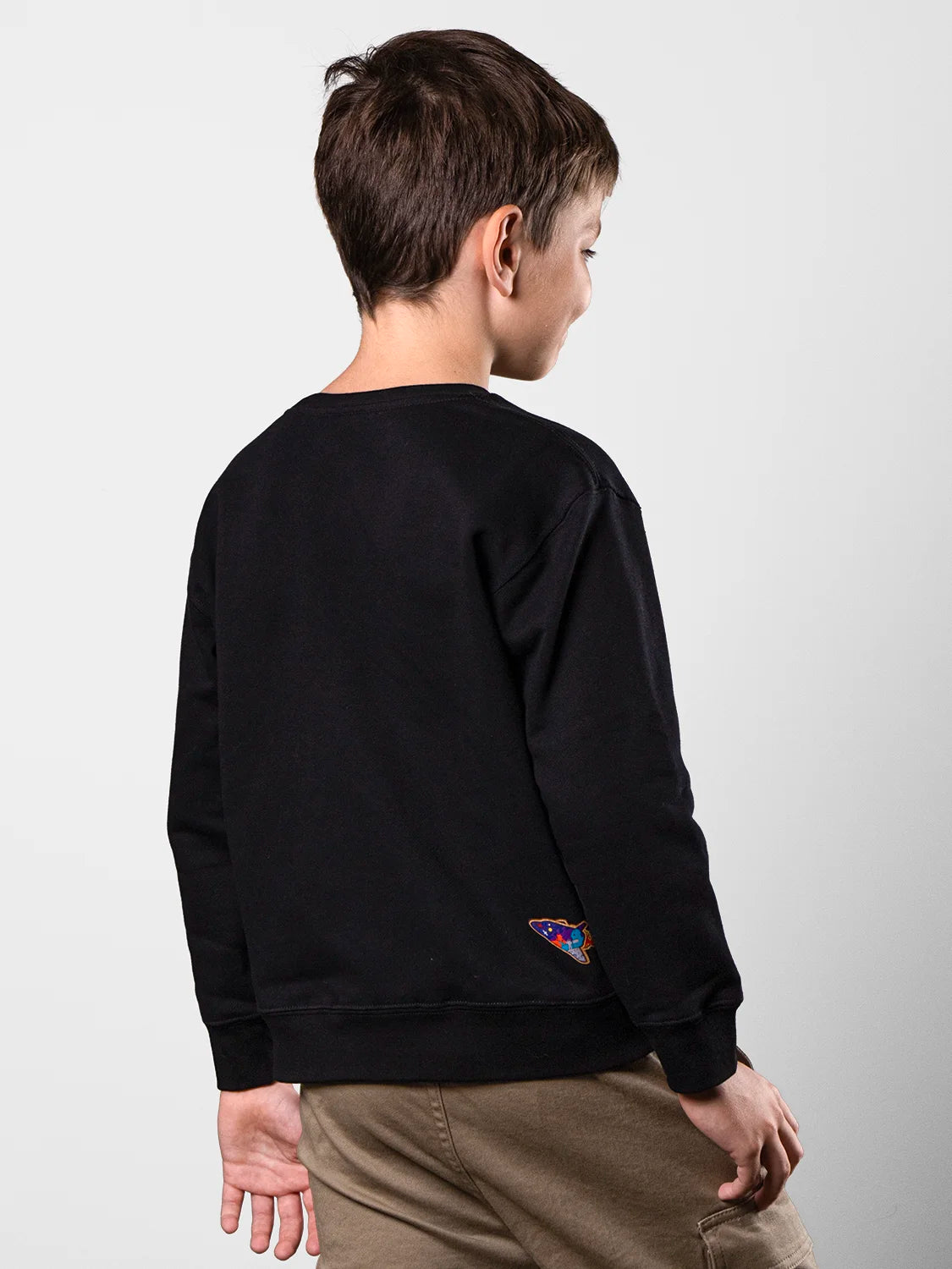 Space Shuttle Fine Black Sweatshirt
