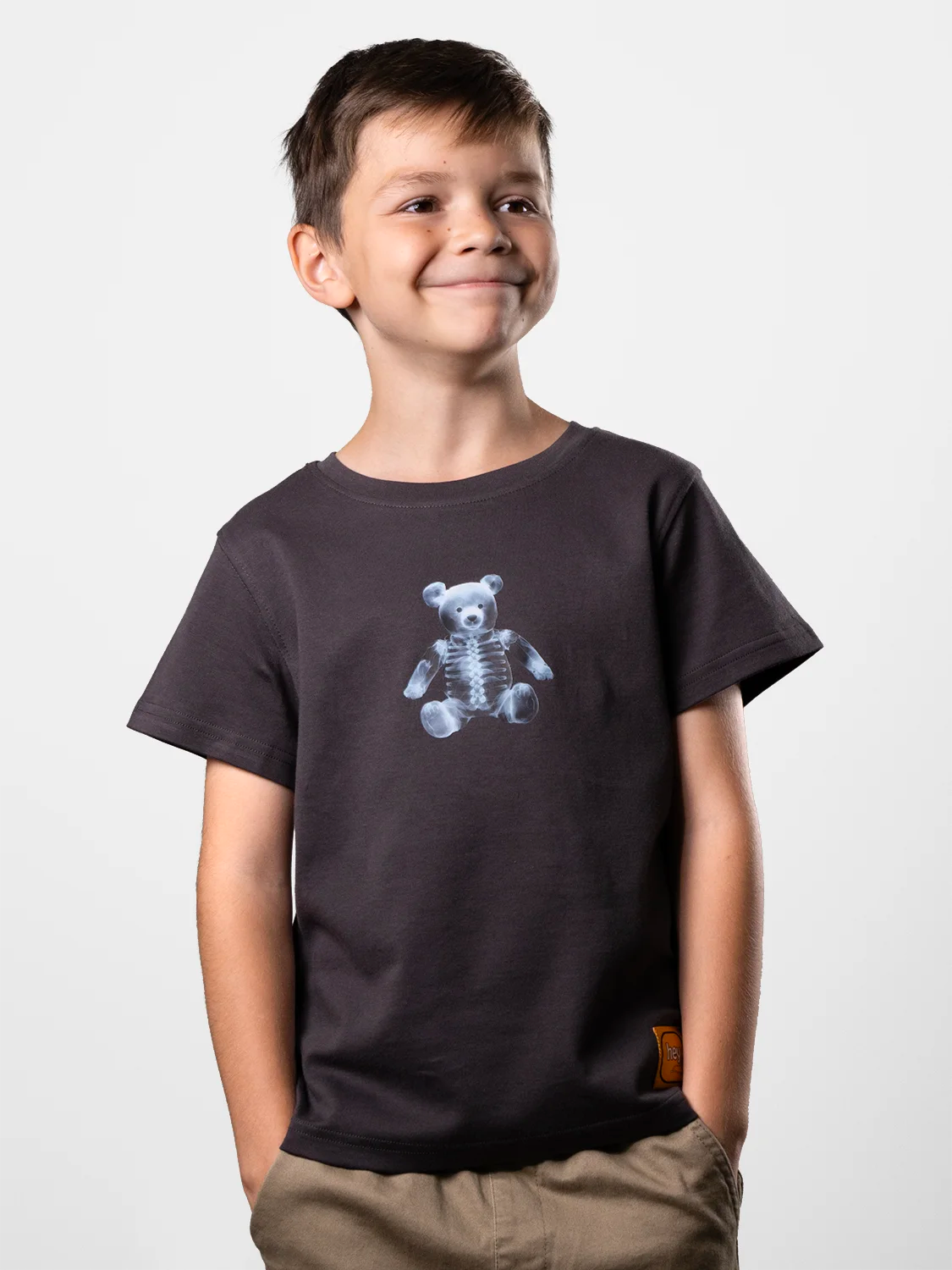 X-Ray Bear Perfect Dark Gray T-shirt