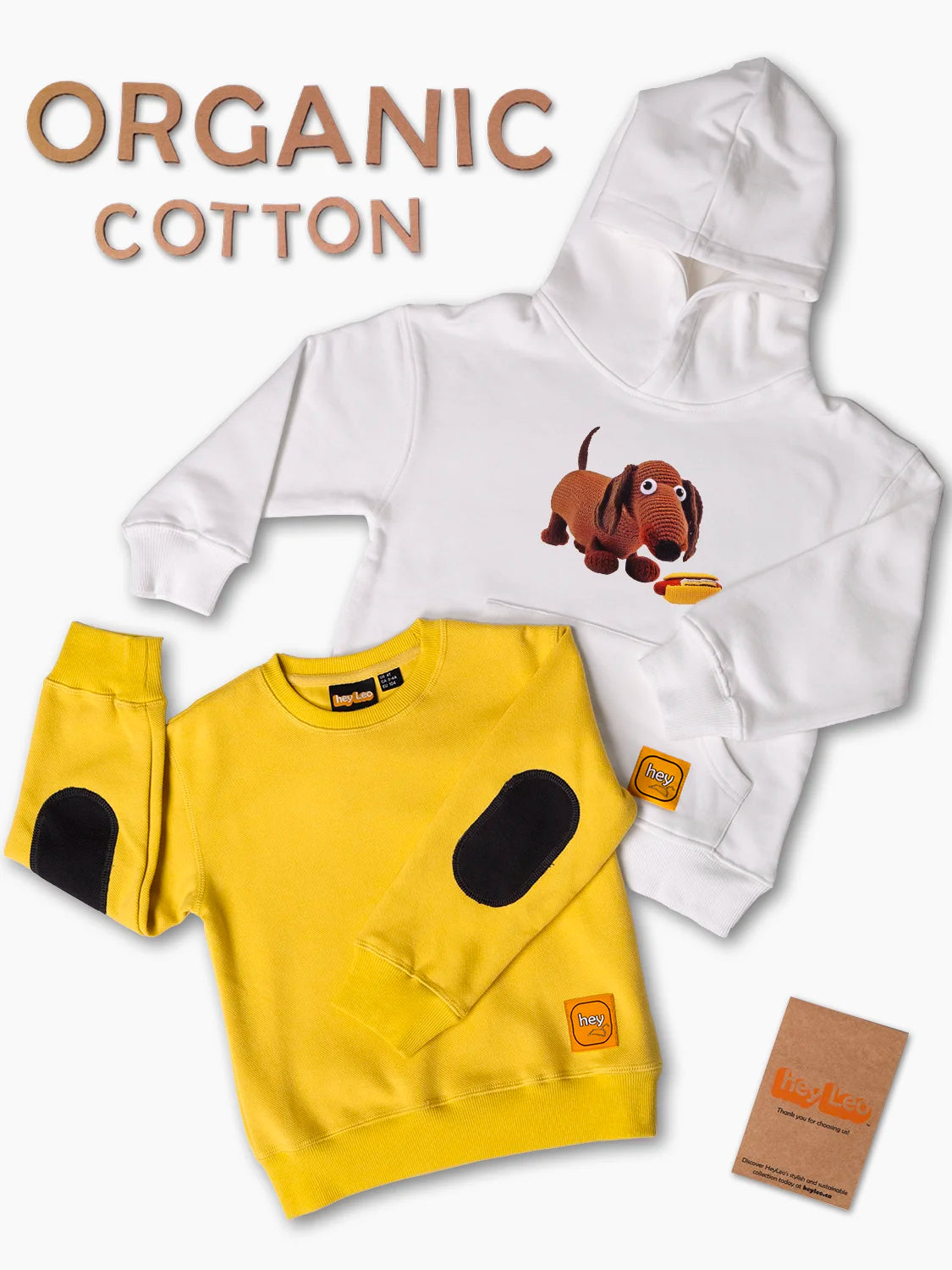 Organic Cotton 2-piece Outfit Set Sausage Dog