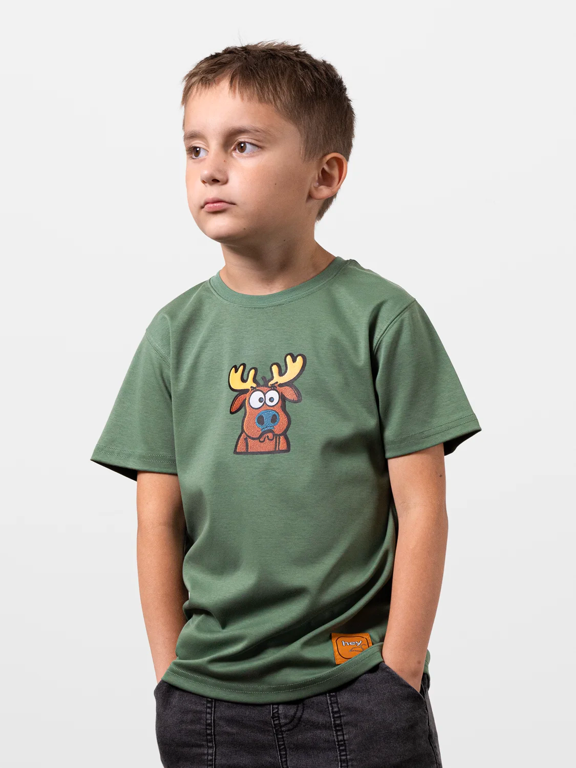 Dazed Moose Green Premium T-shirt