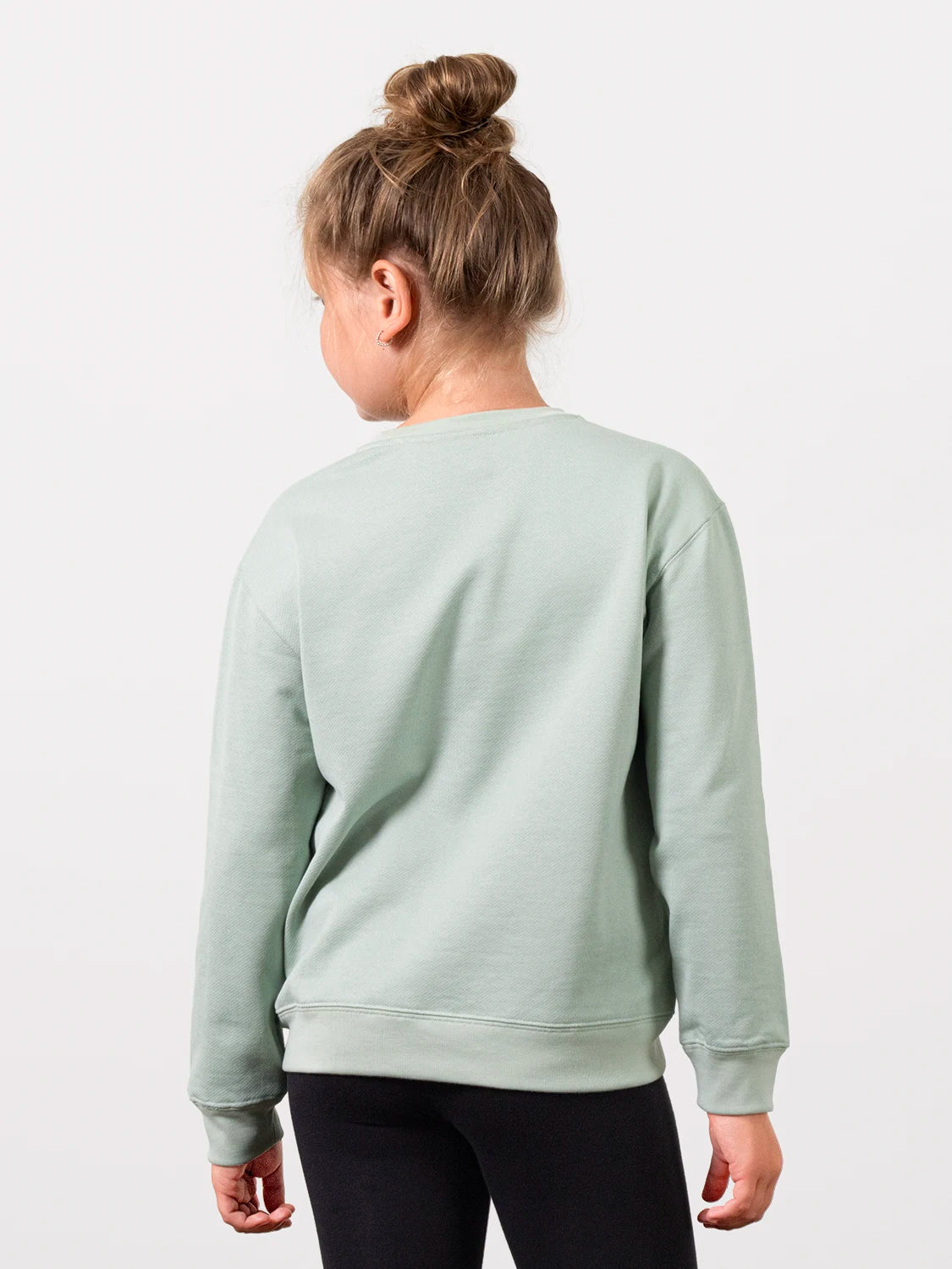 Fine Organic Cotton Sweatshirt Very Light Green