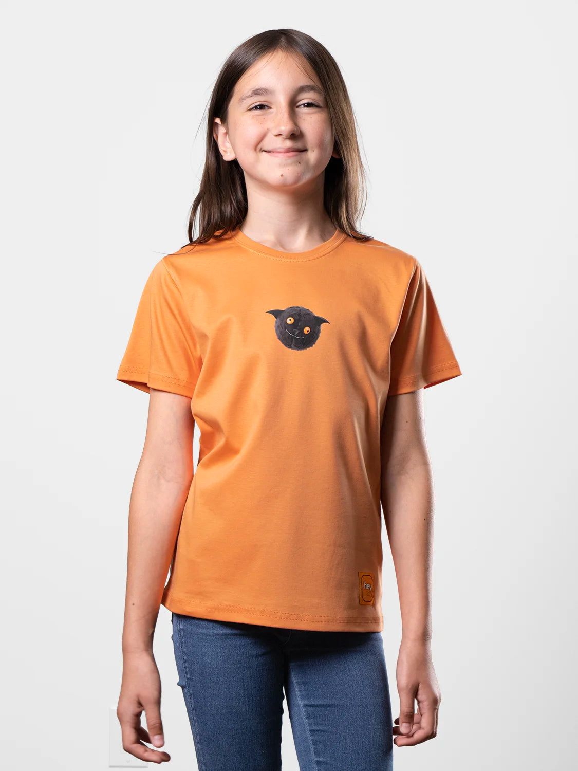 Loony Bat Head Orange Premium T-shirt