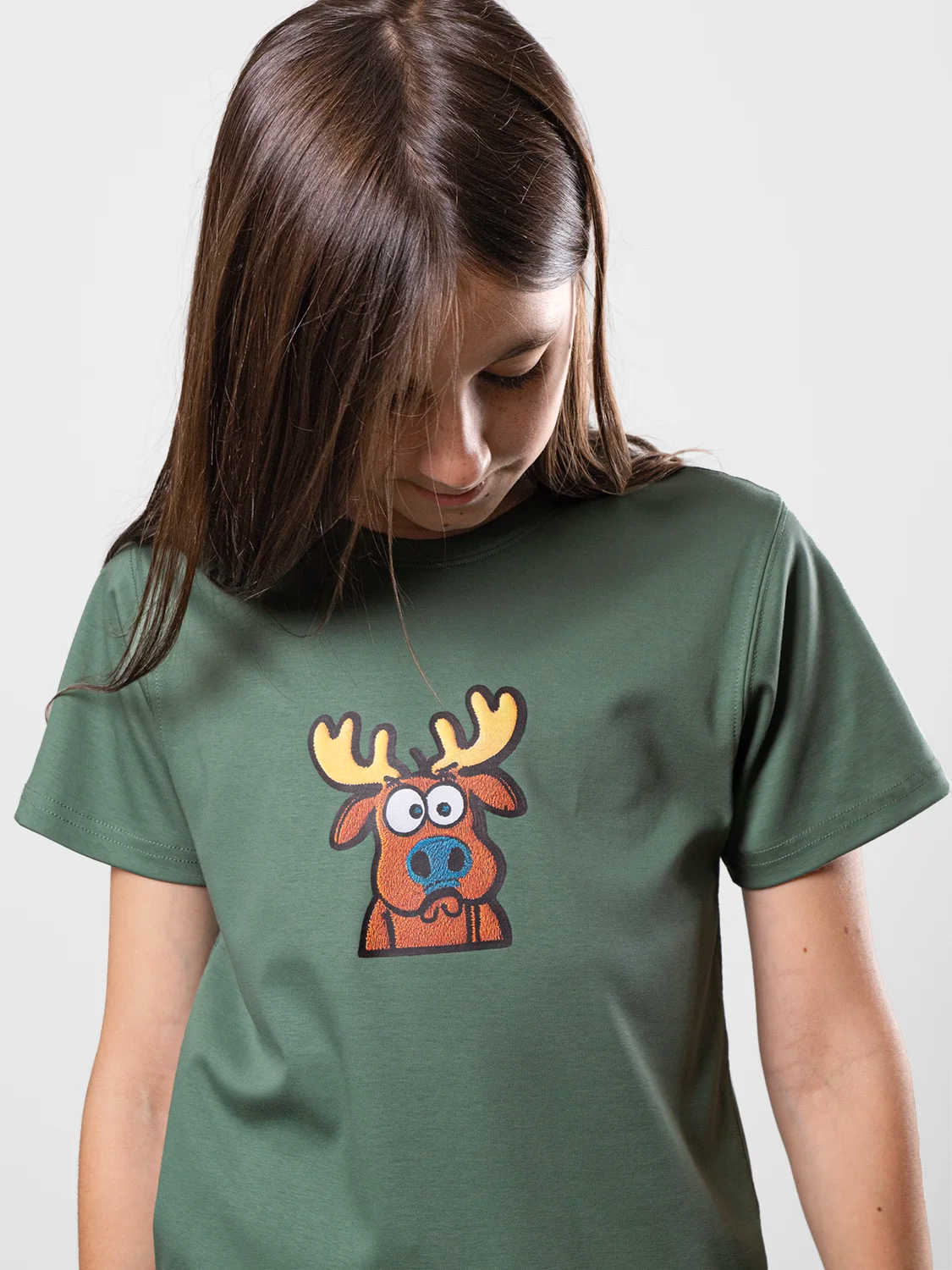 Dazed Moose Green Premium T-shirt
